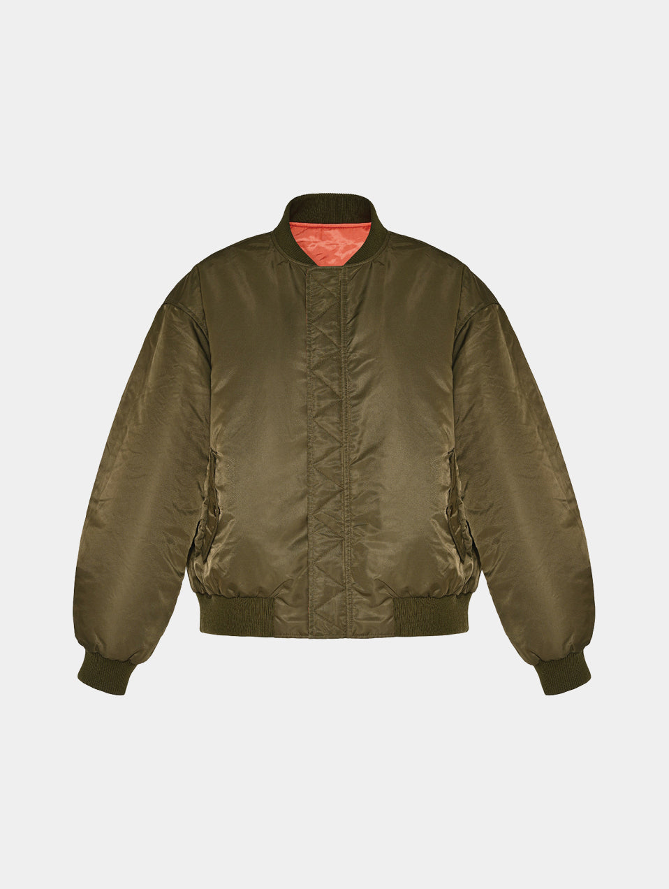 REVERSIBLE BOMBER - GREEN/ ORANGE – 1886 riyadh