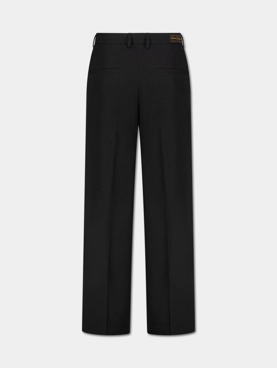 The Black Twin-Pleat Pants