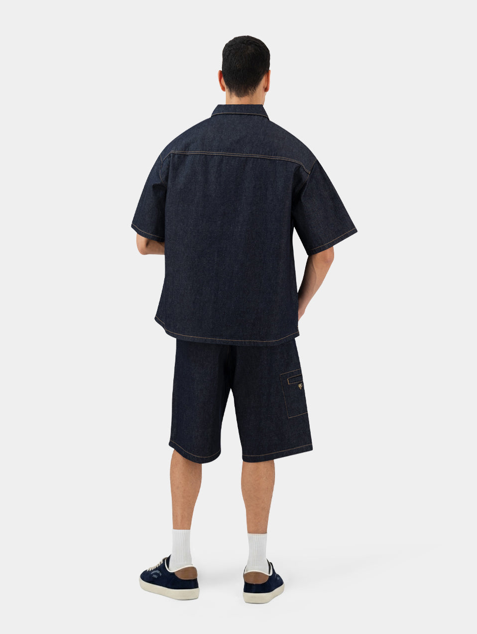 The Stitched Denim Shirt