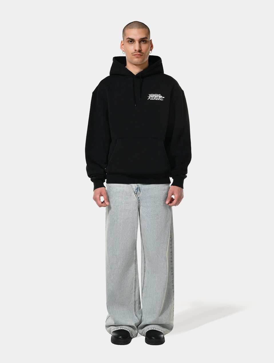 1886 X RAKETA ROCKET HOODIE - BLACK