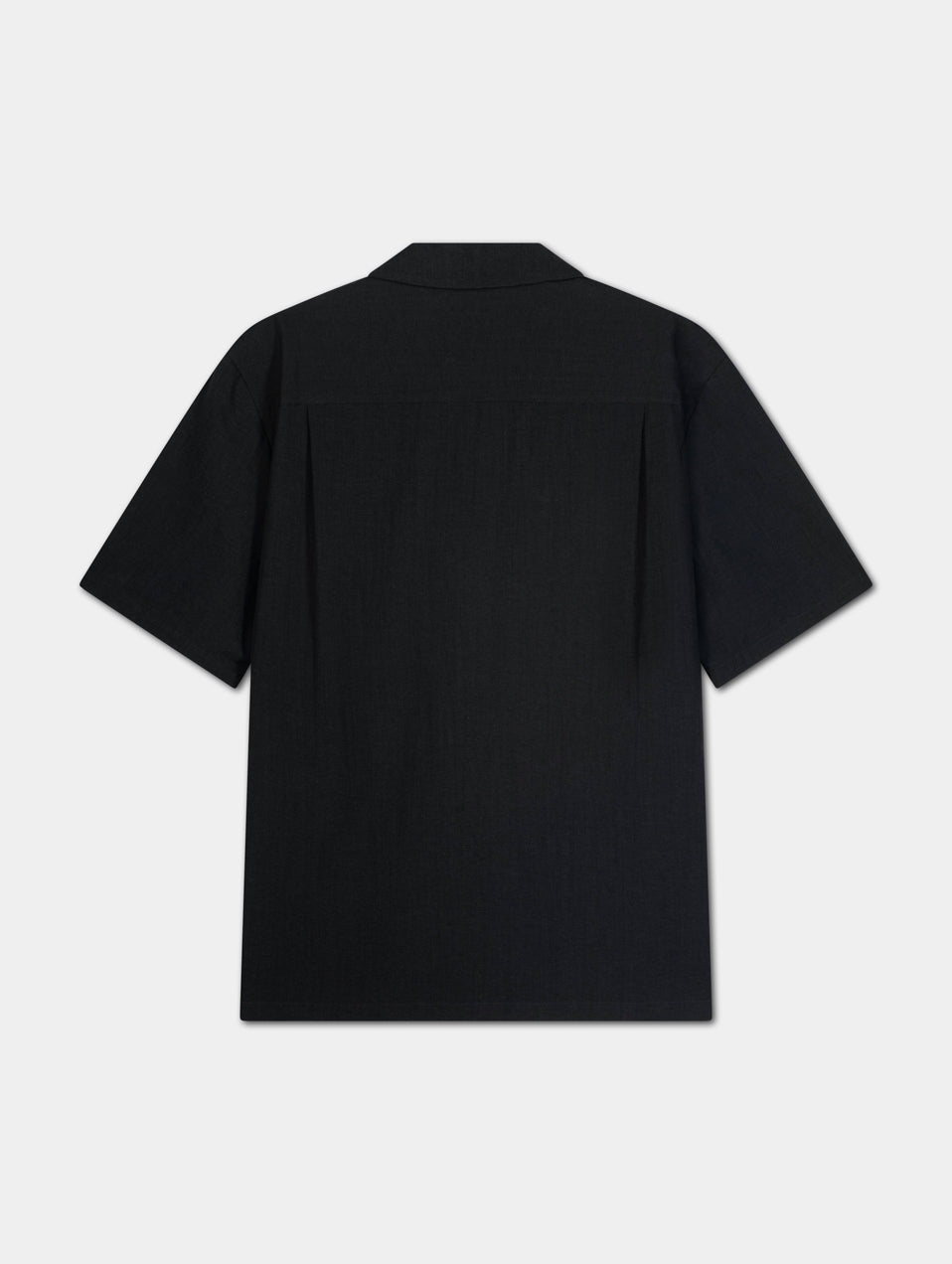 BLACK LINEN SHIRT
