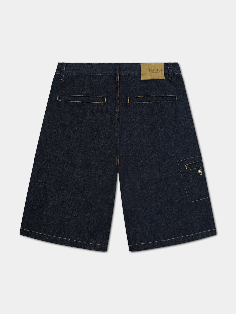 The Stitched Denim Shorts