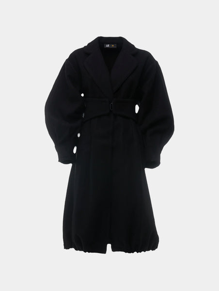 BLACK BELL SLEEVE COAT – 1886 riyadh