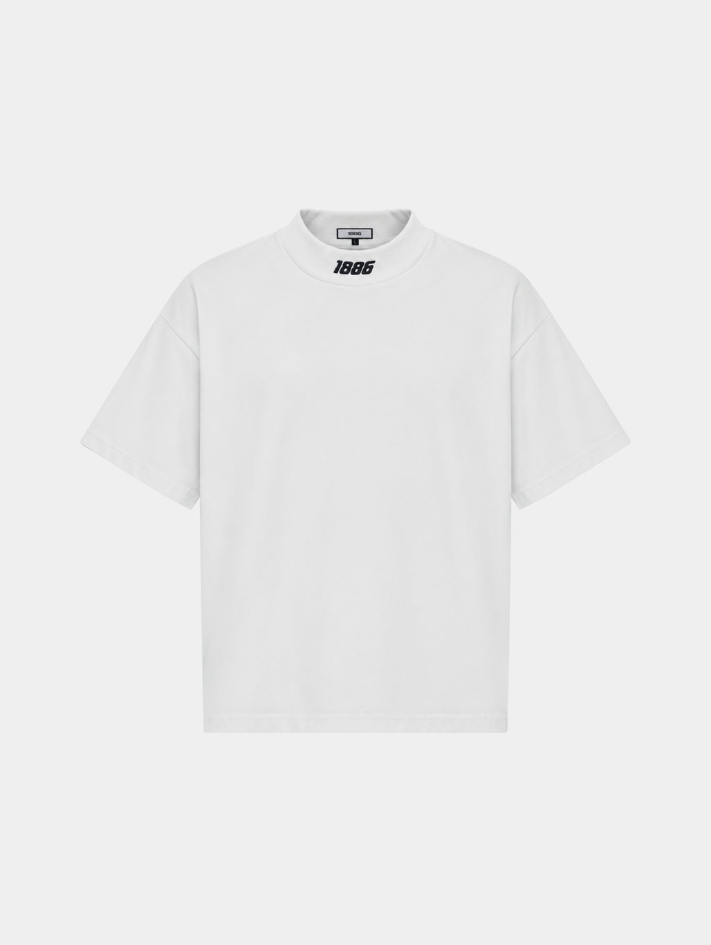 BUTTERFLY TURTLENECK T-SHIRT - OFF WHITE