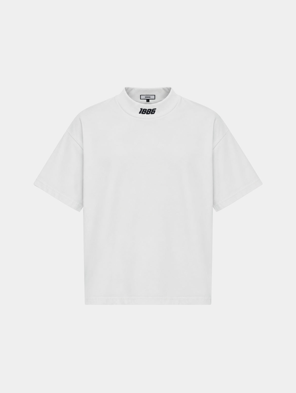 BUTTERFLY TURTLENECK T-SHIRT - OFF WHITE