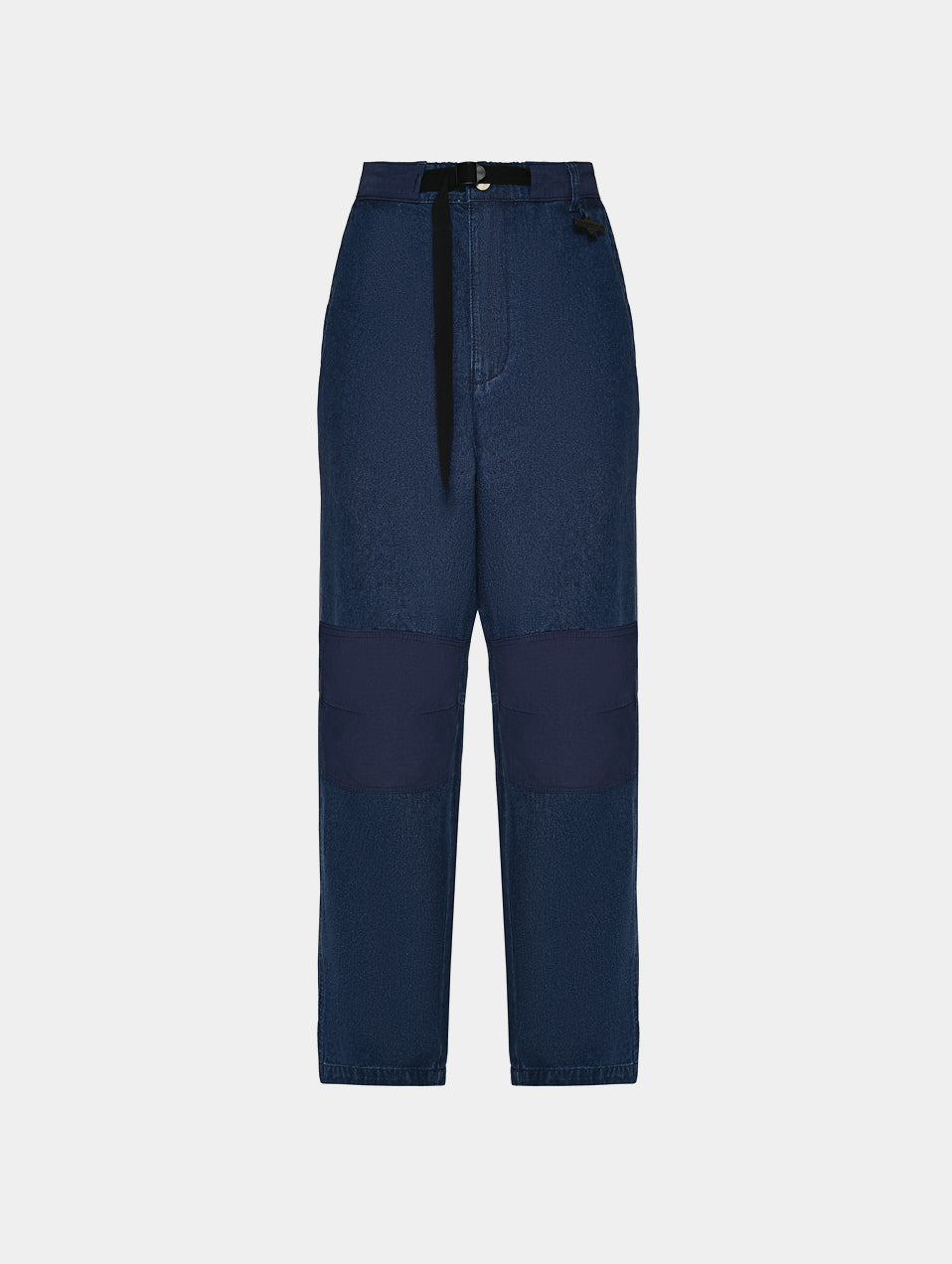 DENIM CARGO PANTS - BLUE
