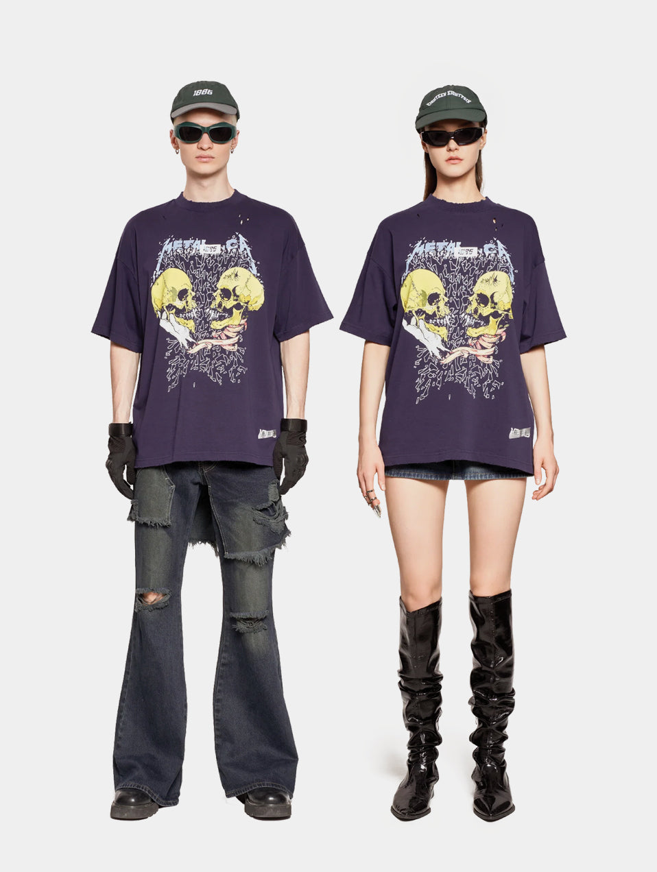 GRAPHIC T-SHIRT- NAVY