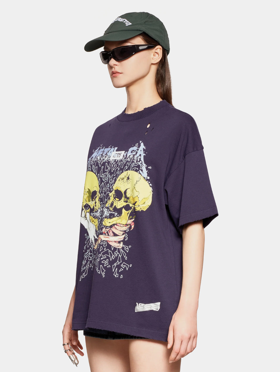GRAPHIC T-SHIRT- NAVY