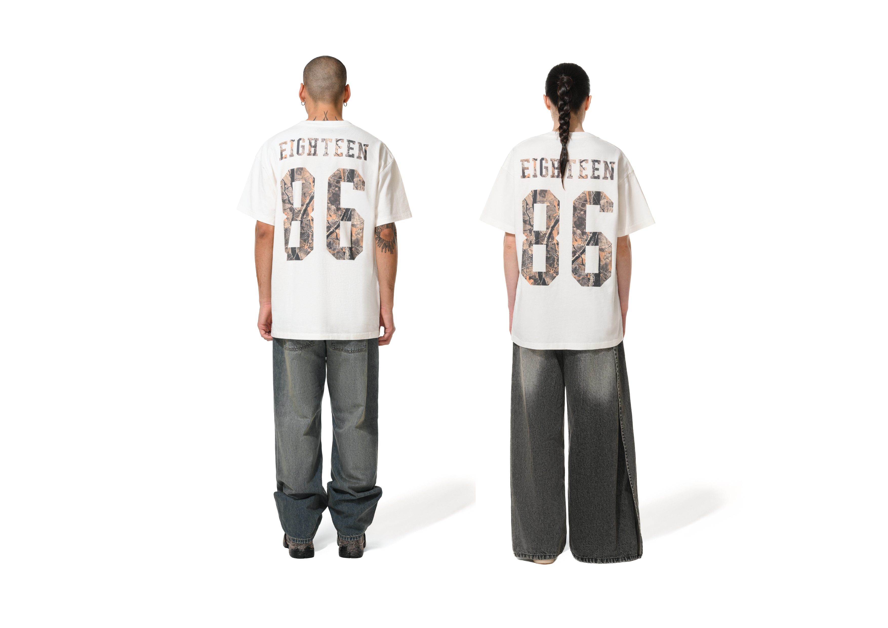 18 EIGTHYSIX WHITE T-SHIRT