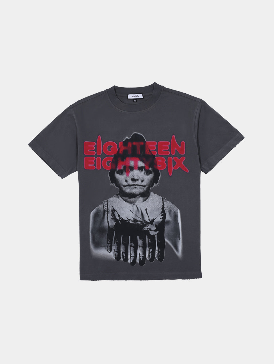 NIGHTMARE GRAPHIC T-SHIRT - GREY