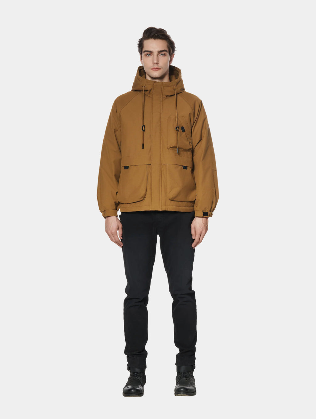 Oversized Bomber Jacket - Dark Khaki