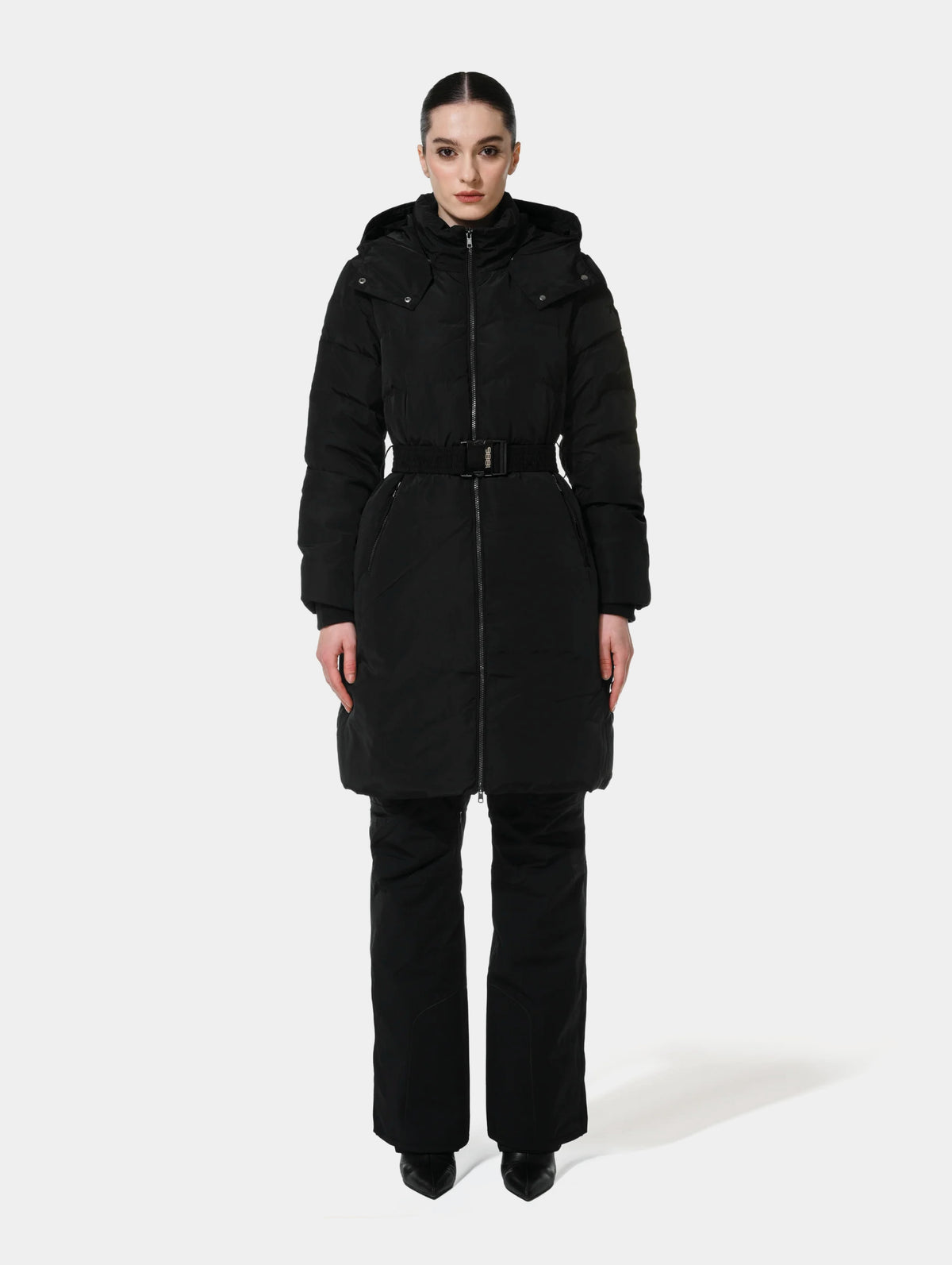 PUFFER COAT - BLACK