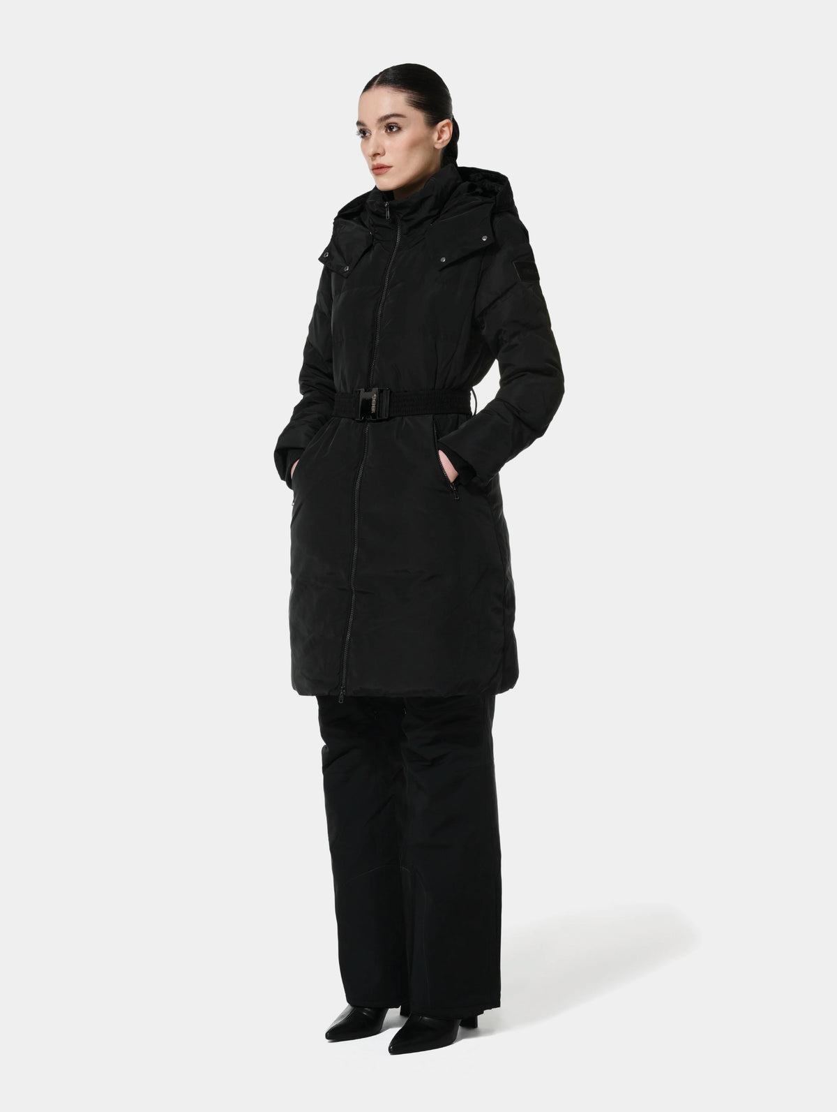 PUFFER COAT - BLACK