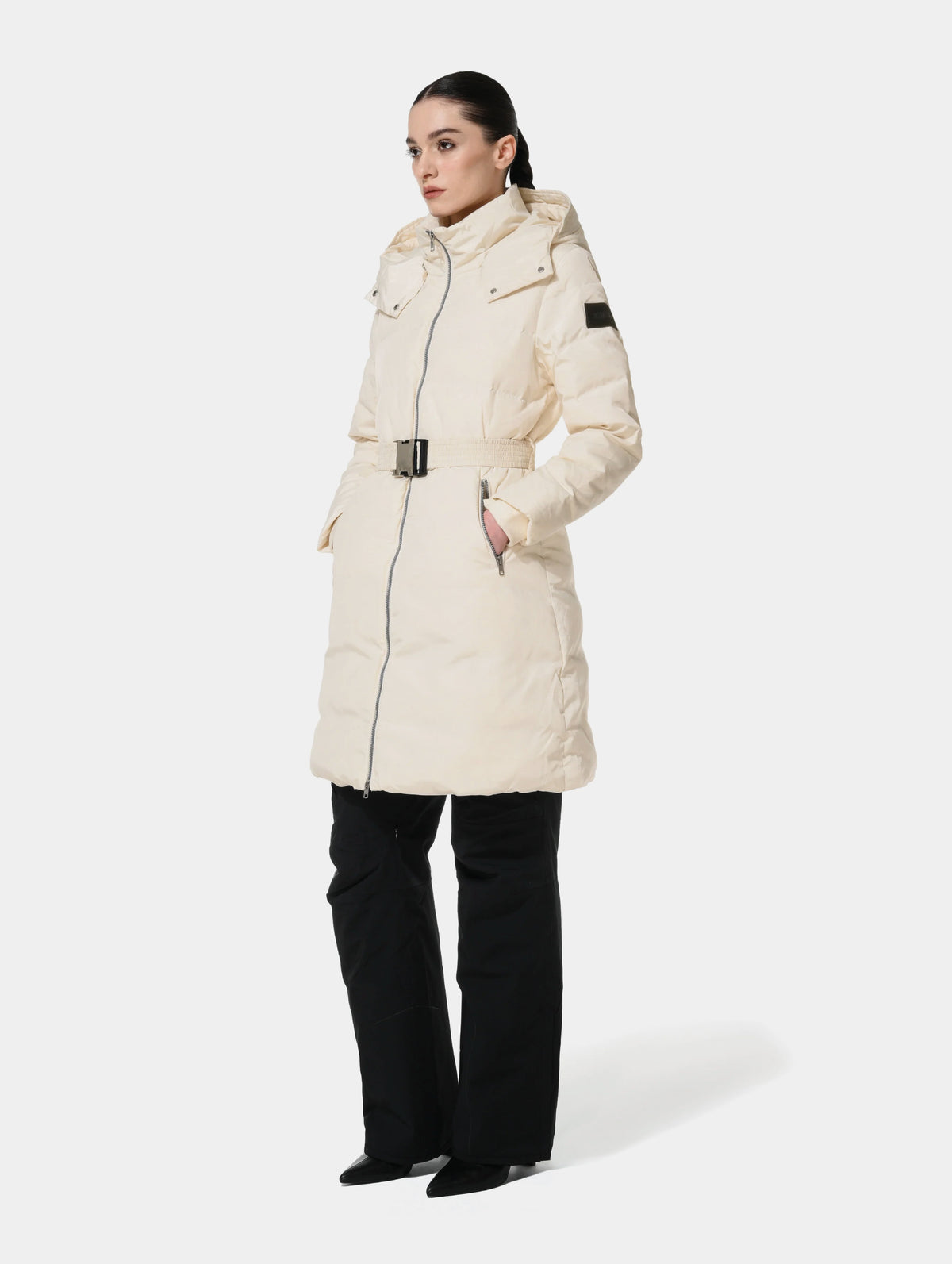 PUFFER COAT - OFF WHITE