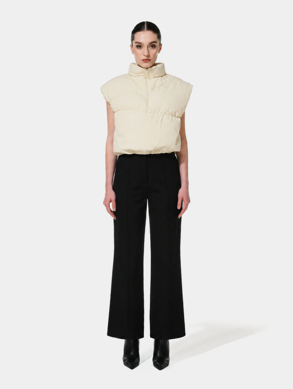 PUFFER TOP - OFF WHITE