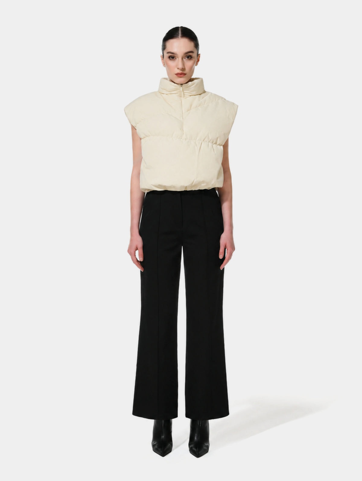 PUFFER TOP - OFF WHITE