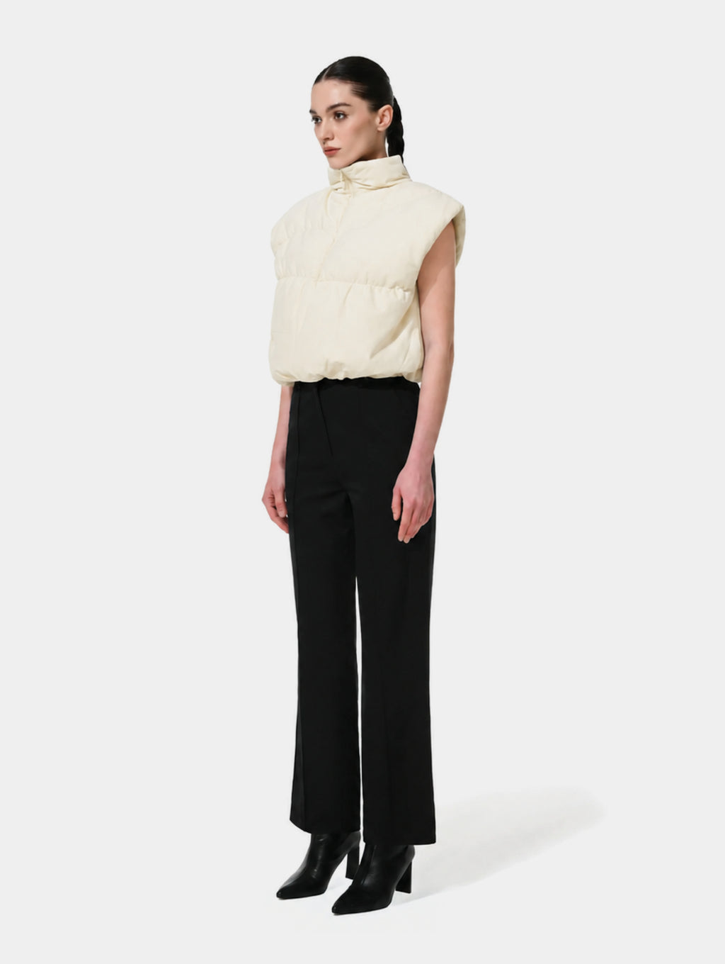 PUFFER TOP - OFF WHITE