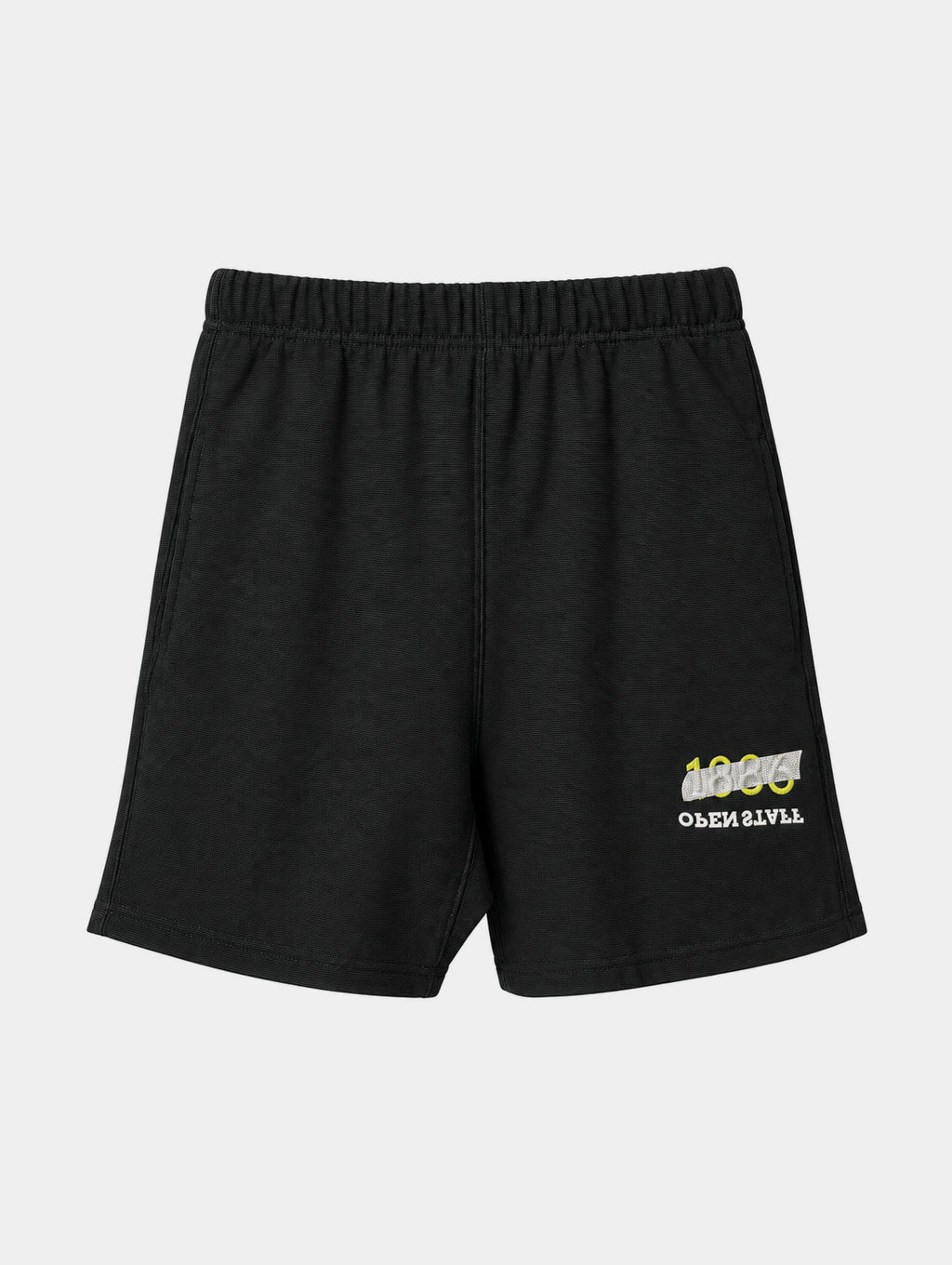 OVERSIZED BLACK SHORTS