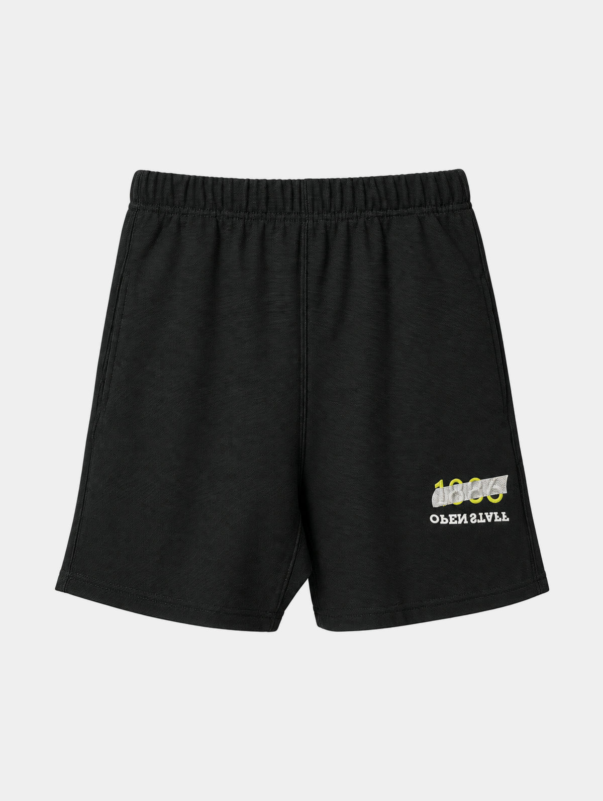 OVERSIZED BLACK SHORTS