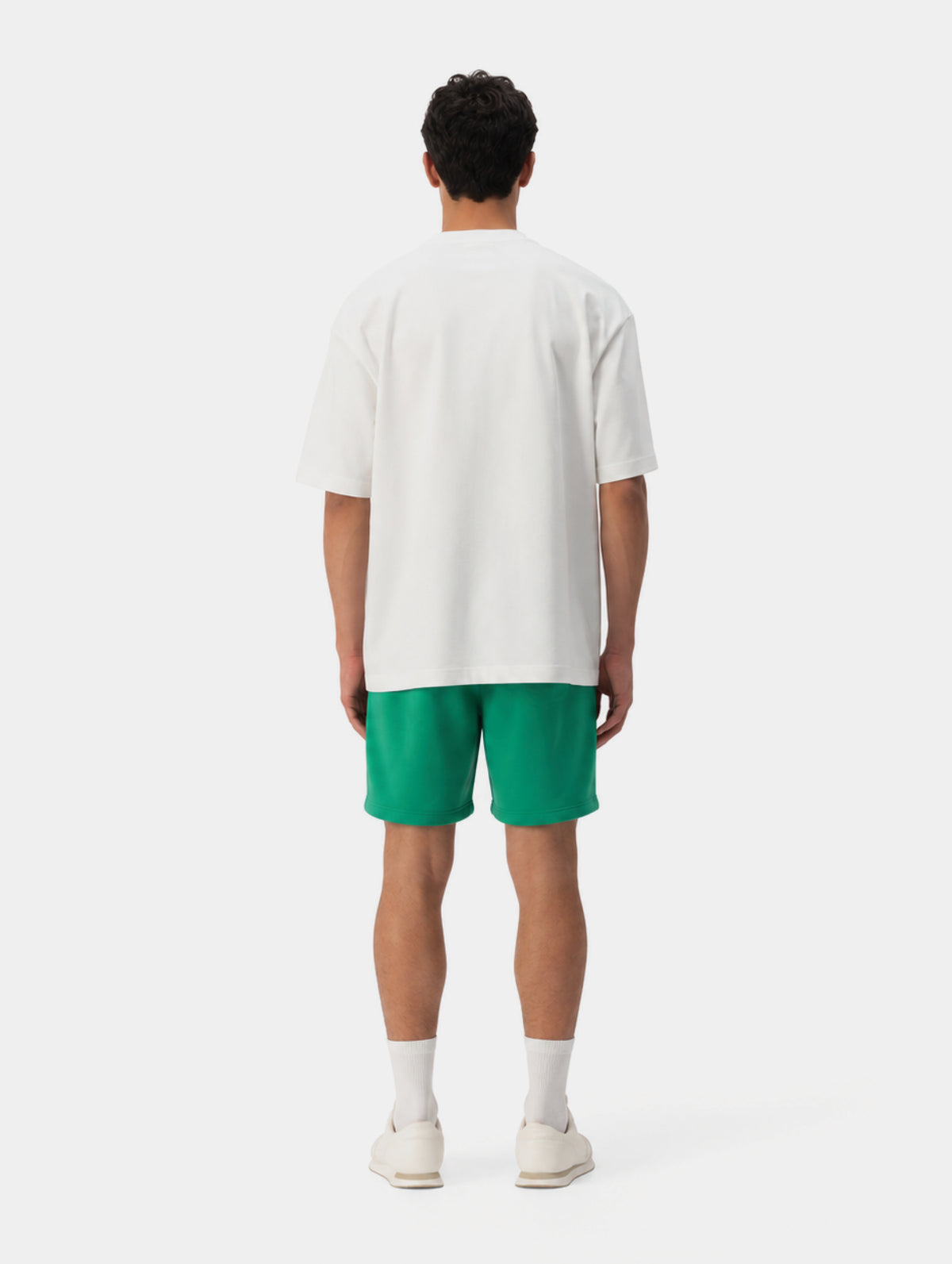 OVERSIZED GREEN SHORTS