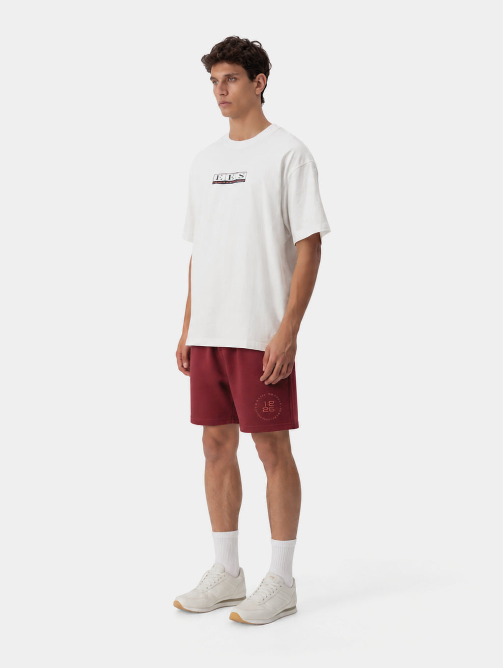 OVERSIZED RED SHORTS