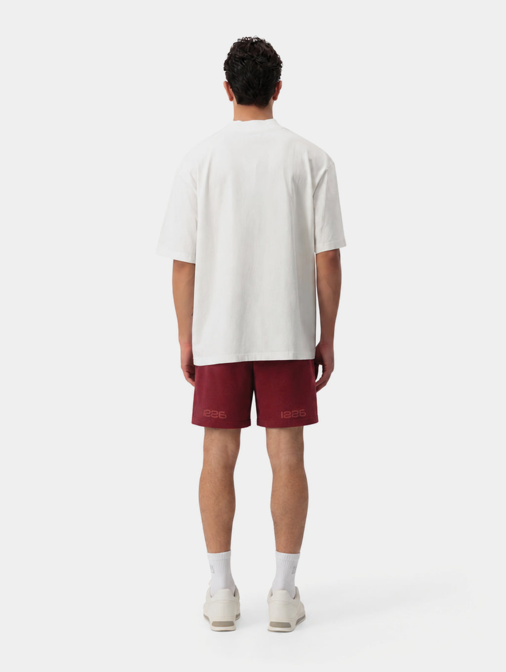 OVERSIZED RED SHORTS