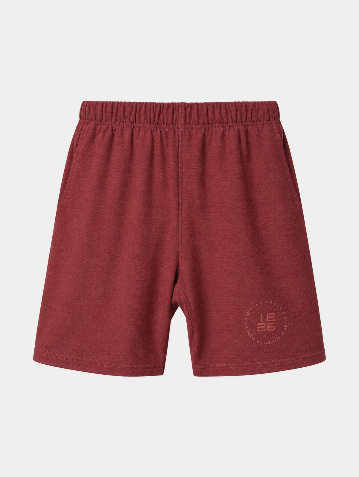 OVERSIZED RED SHORTS