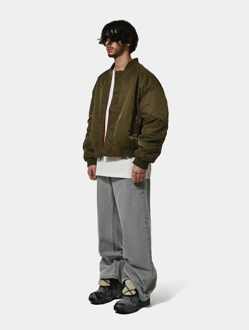 REVERSIBLE BOMBER - GREEN/ ORANGE – 1886 riyadh