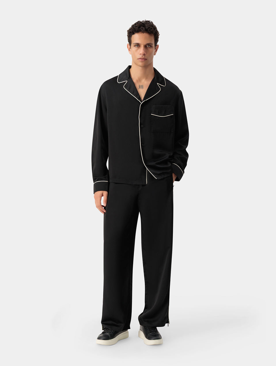 SATIN PJ SHIRT