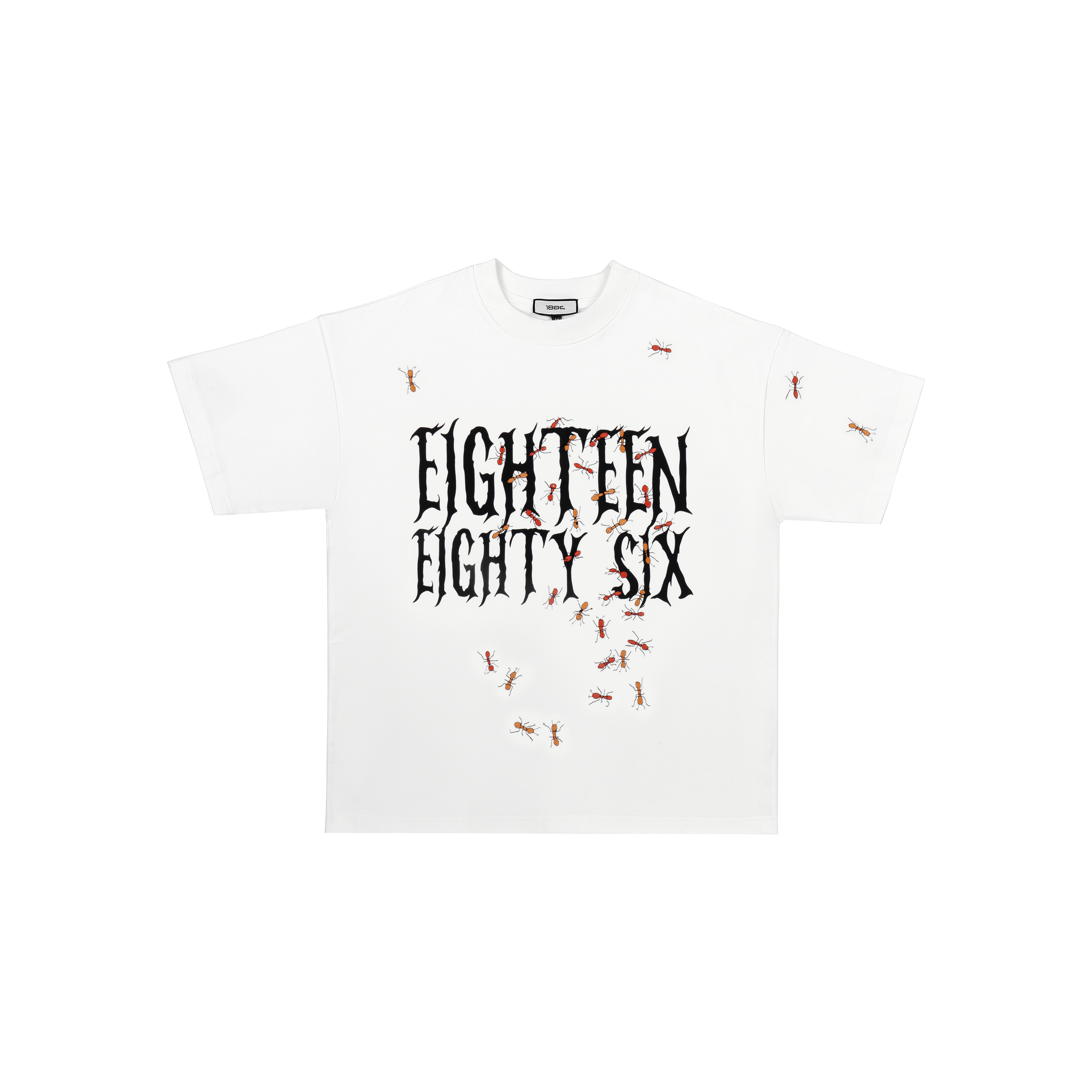 1886 SCATTERED ANTS T-SHIRT - WHITE