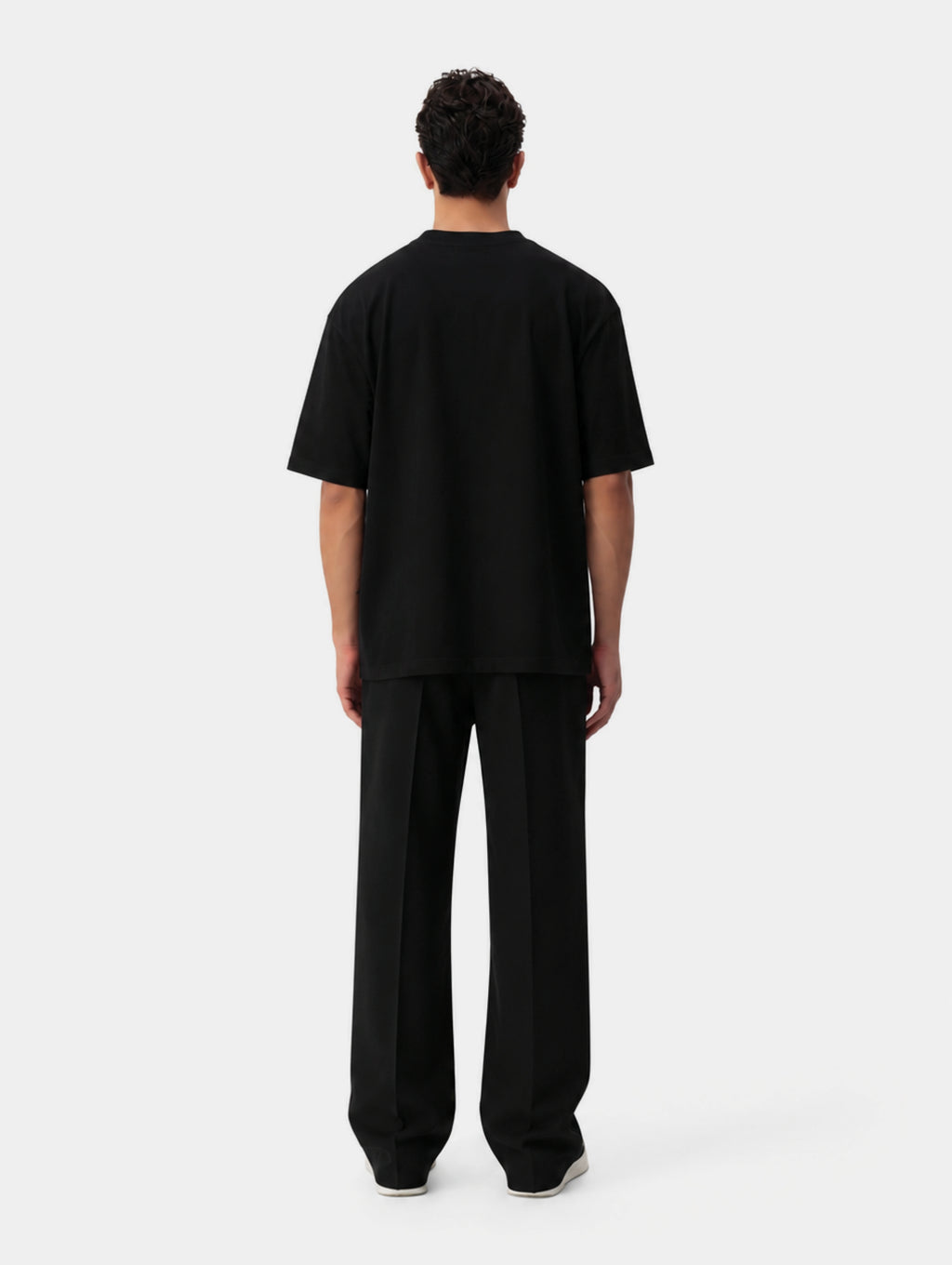 The Black Twin-Pleat Pants