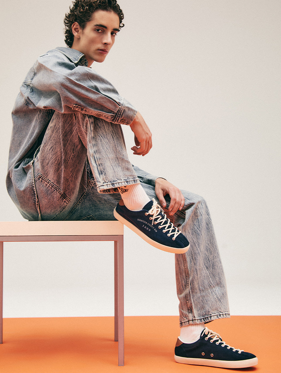 Terrain Navy Suede Sneakers
