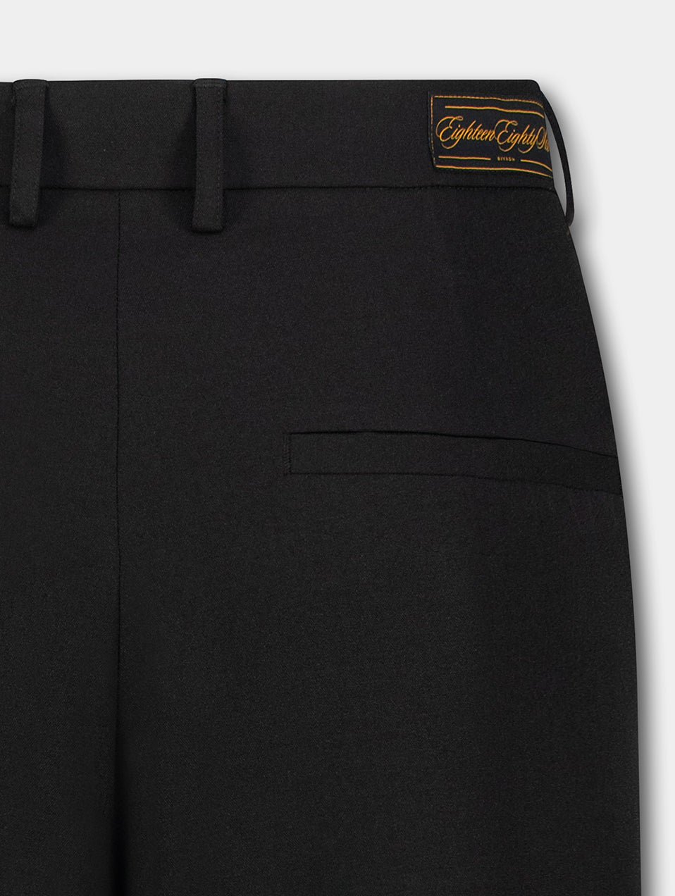 The Black Twin-Pleat Pants