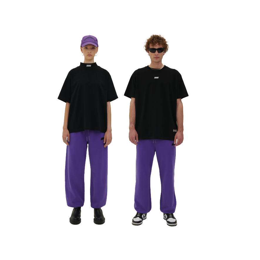 OVERSIZE PANTS - PURPLE